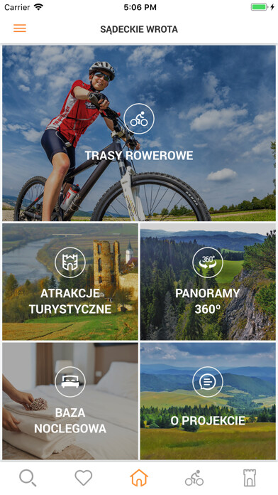 Emulate iPhone app Sądecko-Spiskie Wrota using MyAndroid