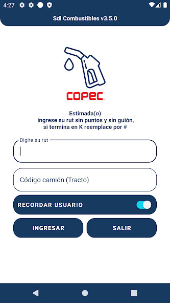 Run android online APK SDL Combustible COPEC from MyAndroid or emulate SDL Combustible COPEC using MyAndroid