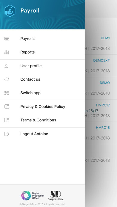 Emulate iPhone app SD Payroll using MyAndroid