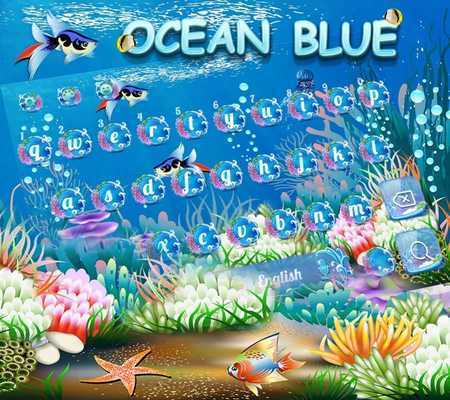 Emulate Android APK Sea Aquarium Keyboard Theme