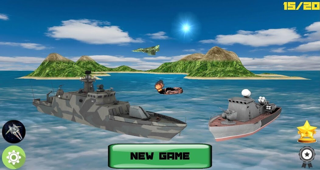 Run android online APK Sea Battle 3D Pro: Warships from MyAndroid or emulate Sea Battle 3D Pro: Warships using MyAndroid