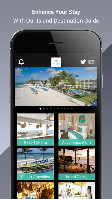 Emulate iPhone app Sea Breeze Beach House using MyAndroid