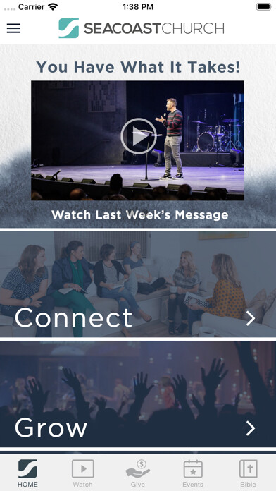 Emulate iPhone app Seacoast Church using MyAndroid Emulate iPhone app Seacoast Church using MyAndroid