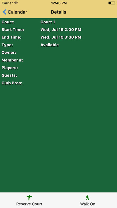 Emulate iPhone app Seacoast Indoor Tennis Club using MyAndroid