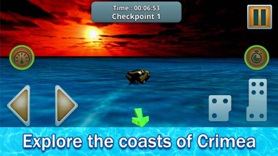 Emulate iPhone app Sea Crimea Cruise Boat Drive using MyAndroid
