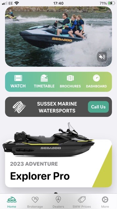 Emulate iPhone app Sea-Doo UK using MyAndroid