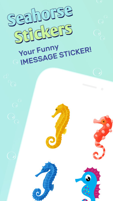 Emulate iPhone app Seahorse Stickers using MyAndroid