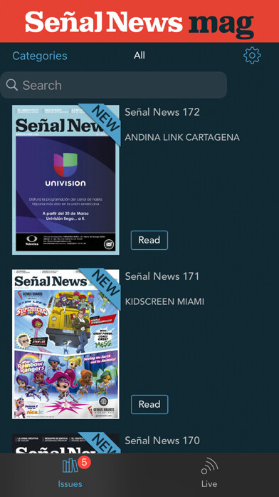 Emulate iPhone app Señal News Mag using MyAndroid Emulate iPhone app Señal News Mag using MyAndroid