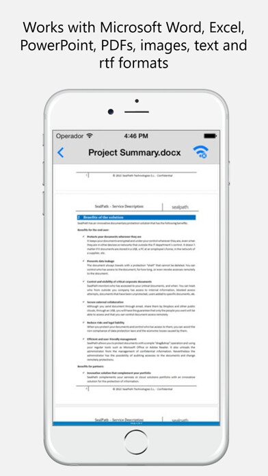 Emulate iPhone app SealPath Viewer for Intune using MyAndroid Emulate iPhone app SealPath Viewer for Intune using MyAndroid