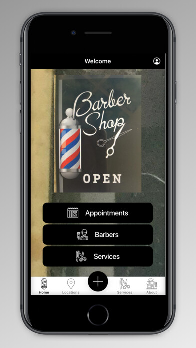 Emulate iPhone app Sean Glover traditional barber using MyAndroid