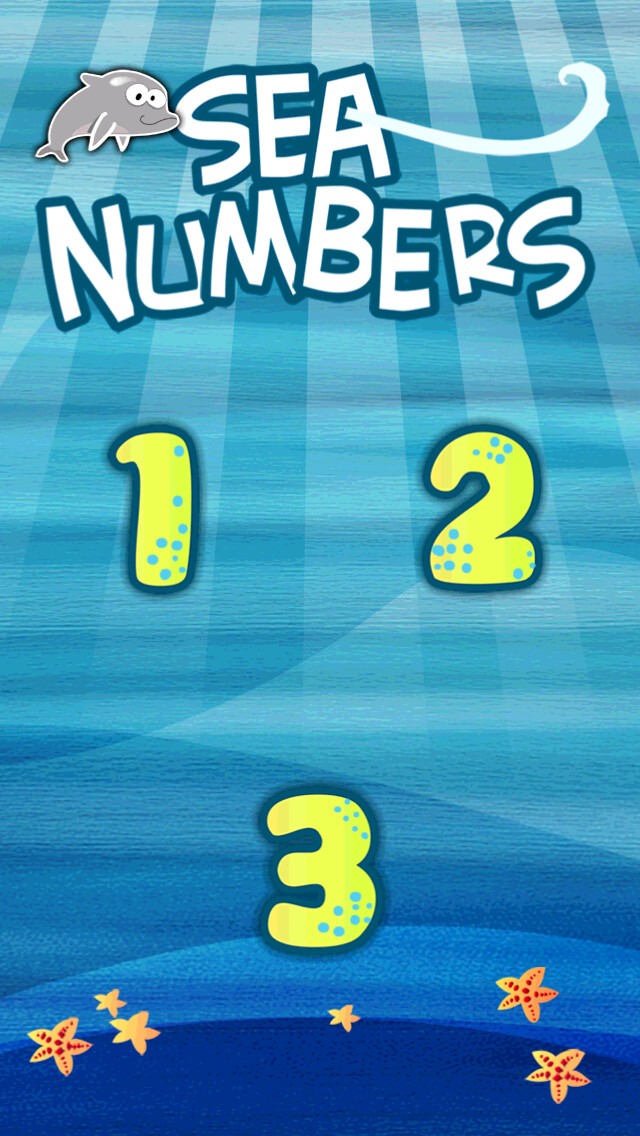 Emulate iPhone app Sea Numbers Free - Kids learn by tracing numbers using MyAndroid