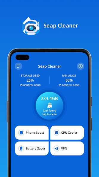 Run android online APK Seap Cleaner—CleanerBooster from MyAndroid or emulate Seap Cleaner—CleanerBooster using MyAndroid