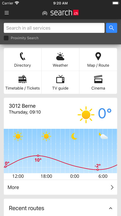 Emulate iPhone app search.ch using MyAndroid Emulate iPhone app search.ch using MyAndroid