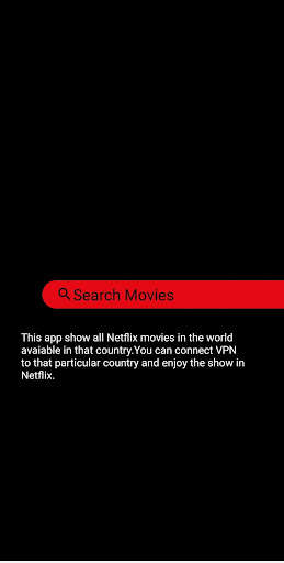 Run android online APK Search country wise movies in netfilx from MyAndroid or emulate Search country wise movies in netfilx using MyAndroid