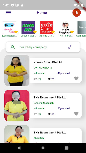 Run android online APK search maid singapore from MyAndroid or emulate search maid singapore using MyAndroid