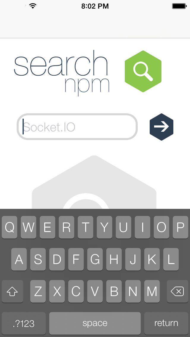 Emulate iPhone app SearchNPM using MyAndroid Emulate iPhone app SearchNPM using MyAndroid