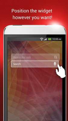 Emulate Android APK Search Widget: Web  Phone