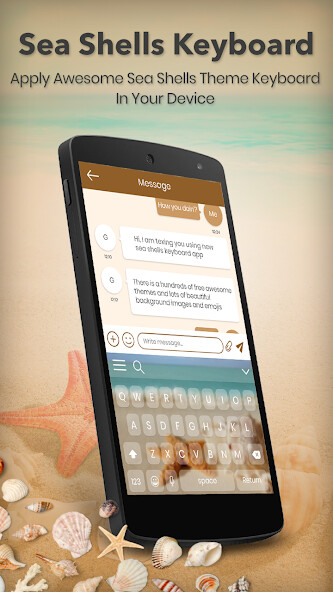 Run android online APK Sea Shells Keyboard from MyAndroid or emulate Sea Shells Keyboard using MyAndroid