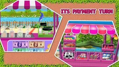 Emulate iPhone app Seaside Supermarket Girls Shopping using MyAndroid