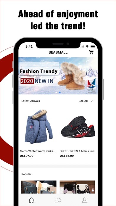 Emulate iPhone app SeasMall: Easy Online Shopping using MyAndroid Emulate iPhone app SeasMall: Easy Online Shopping using MyAndroid