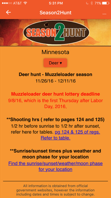 Emulate iPhone app Season2Hunt using MyAndroid Emulate iPhone app Season2Hunt using MyAndroid