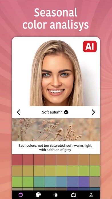 Emulate iPhone app Seasonal color analysis using MyAndroid