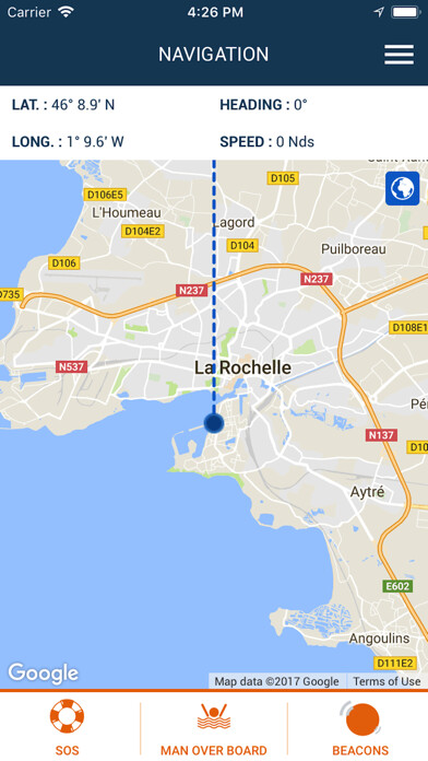 Emulate iPhone app Sea Tags using MyAndroid