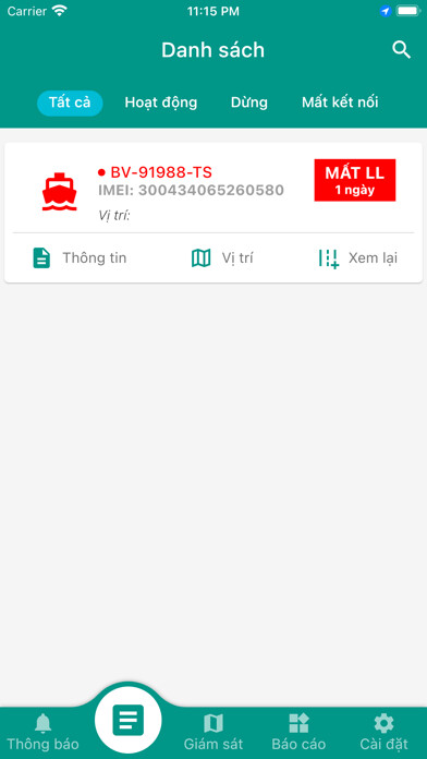Emulate iPhone app Sea Tracking using MyAndroid