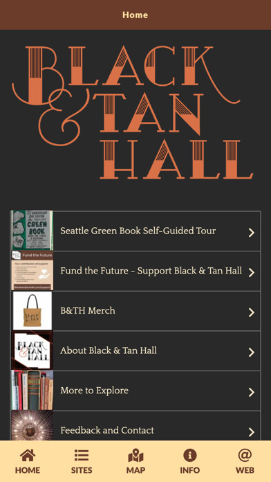 Emulate iPhone app Seattle Green Book Tour using MyAndroid Emulate iPhone app Seattle Green Book Tour using MyAndroid