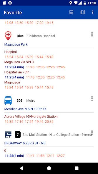 Run android online APK Seattle Transit Schedules from MyAndroid or emulate Seattle Transit Schedules using MyAndroid