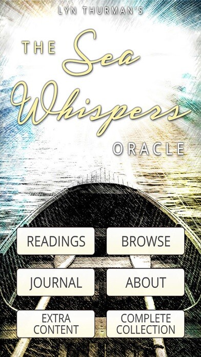 Emulate iPhone app Sea Whispers Oracle Cards using MyAndroid