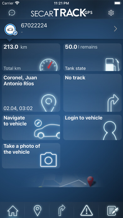 Emulate iPhone app SecarTrack GPS CL using MyAndroid