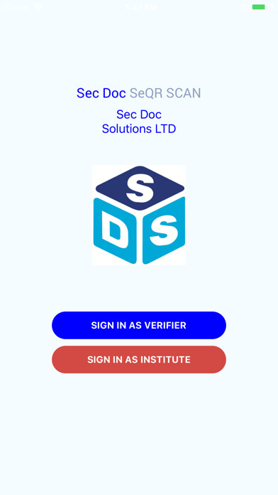 Emulate iPhone app Sec Doc SeQR Scan using MyAndroid Emulate iPhone app Sec Doc SeQR Scan using MyAndroid