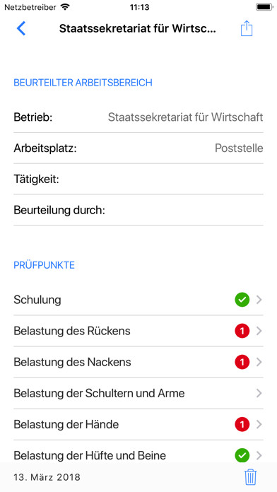 Emulate iPhone app SECO Ergo-Test using MyAndroid