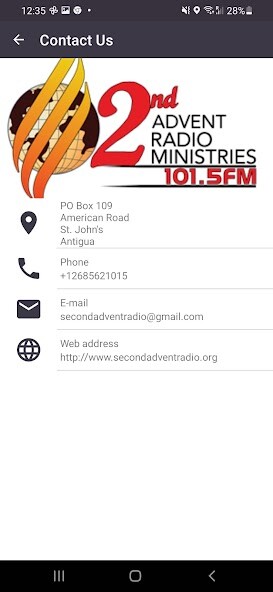Run android online APK Second Advent Radio from MyAndroid or emulate Second Advent Radio using MyAndroid