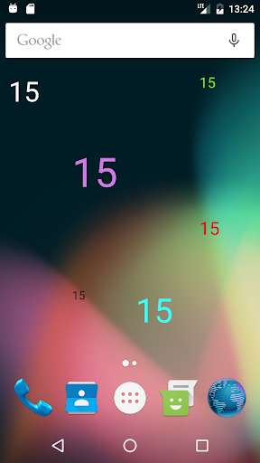 Run android online APK Second Clock Widget from MyAndroid or emulate Second Clock Widget using MyAndroid