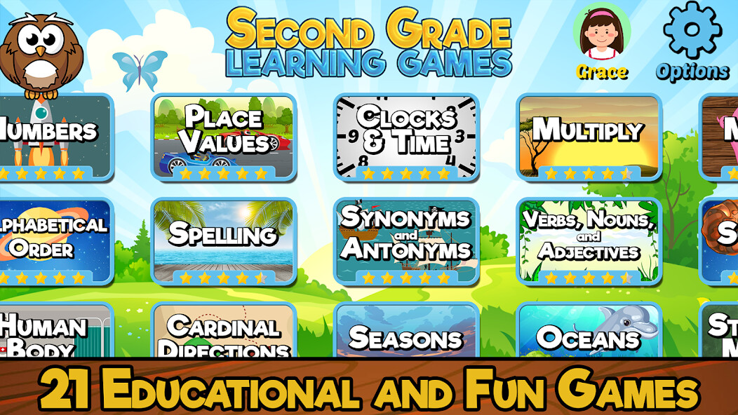 Run android online APK Second Grade Learning Games from MyAndroid or emulate Second Grade Learning Games using MyAndroid