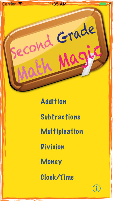 Emulate iPhone app Second Grade Math Magic using MyAndroid Emulate iPhone app Second Grade Math Magic using MyAndroid