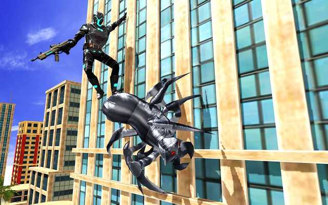 Emulate Android APK Secret Agent Spider Robot Transformation Game 2018