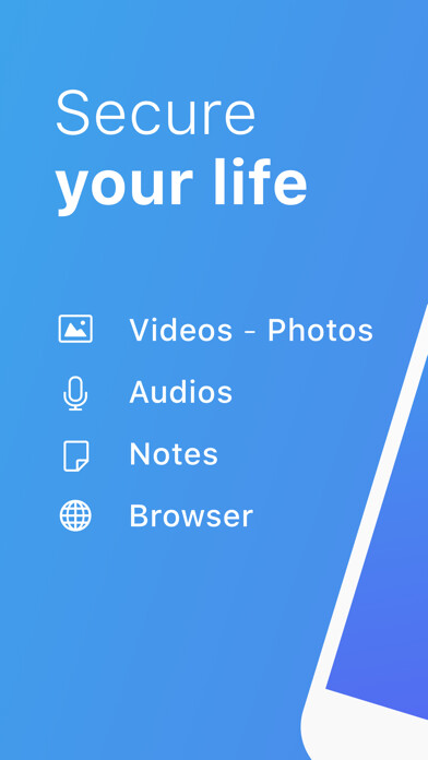 Emulate iPhone app SecretBox - Privacy using MyAndroid