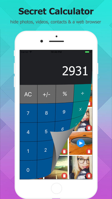 Emulate iPhone app Secret calculator my vault using MyAndroid