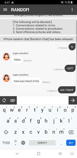 Run android online APK Secret Chat (Random Chat) from MyAndroid or emulate Secret Chat (Random Chat) using MyAndroid