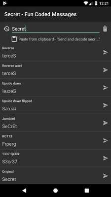Emulate Android APK Secret - coded messages Emulate Android APK Secret - coded messages