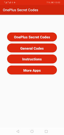 Run android online APK Secret Codes for OnePlus Mobiles from MyAndroid or emulate Secret Codes for OnePlus Mobiles using MyAndroid Run android online APK Secret Codes for OnePlus Mobiles from MyAndroid or emulate Secret Codes for OnePlus Mobiles using MyAndroid
