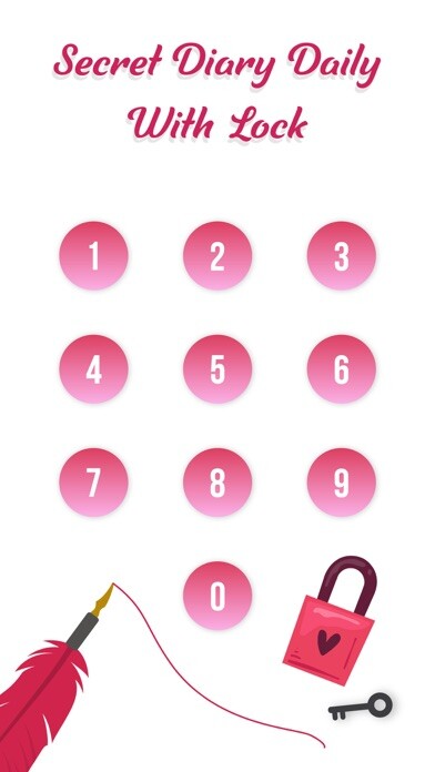 Emulate iPhone app Secret Diary Daily with Lock using MyAndroid