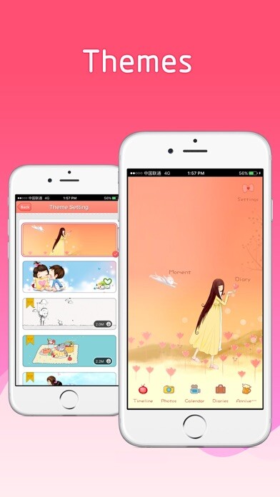 Emulate iPhone app Secret Diary-Gratitude Journal using MyAndroid