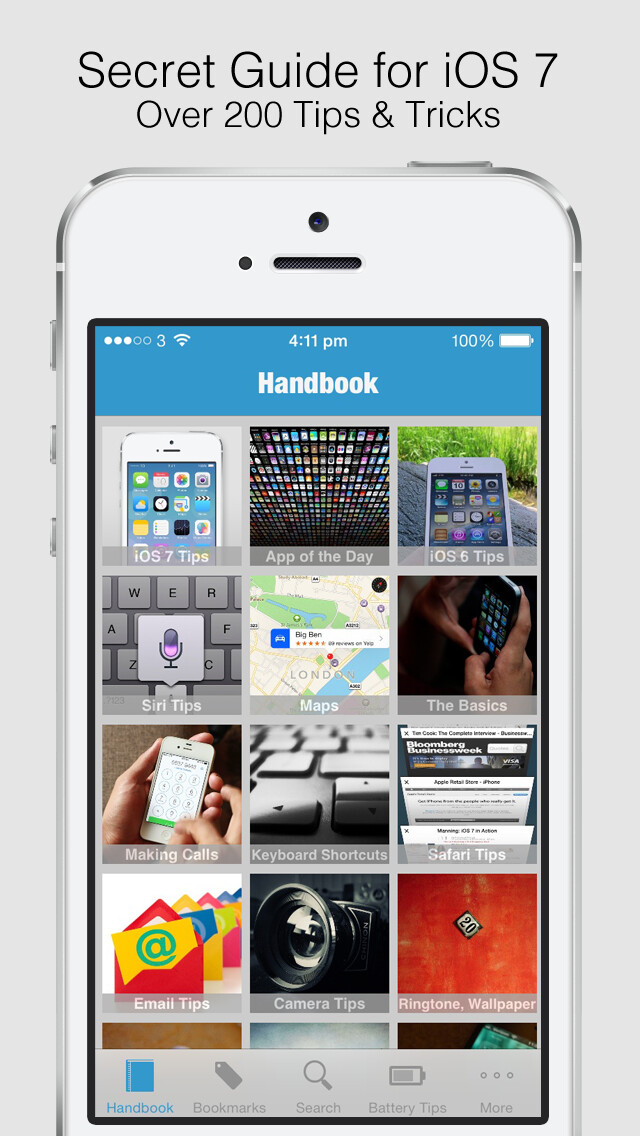 Emulate iPhone app Secret Handbook for iOS 7 Lite - Tips & Tricks Guide for iPhone using MyAndroid Emulate iPhone app Secret Handbook for iOS 7 Lite - Tips & Tricks Guide for iPhone using MyAndroid