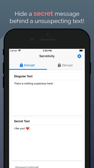 Emulate iPhone app Secretivity – Lock & Hide Text using MyAndroid Emulate iPhone app Secretivity – Lock & Hide Text using MyAndroid