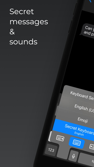 Emulate iPhone app Secret Keyboard using MyAndroid