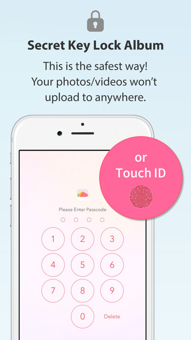 Emulate iPhone app Secret Key Lock Album using MyAndroid